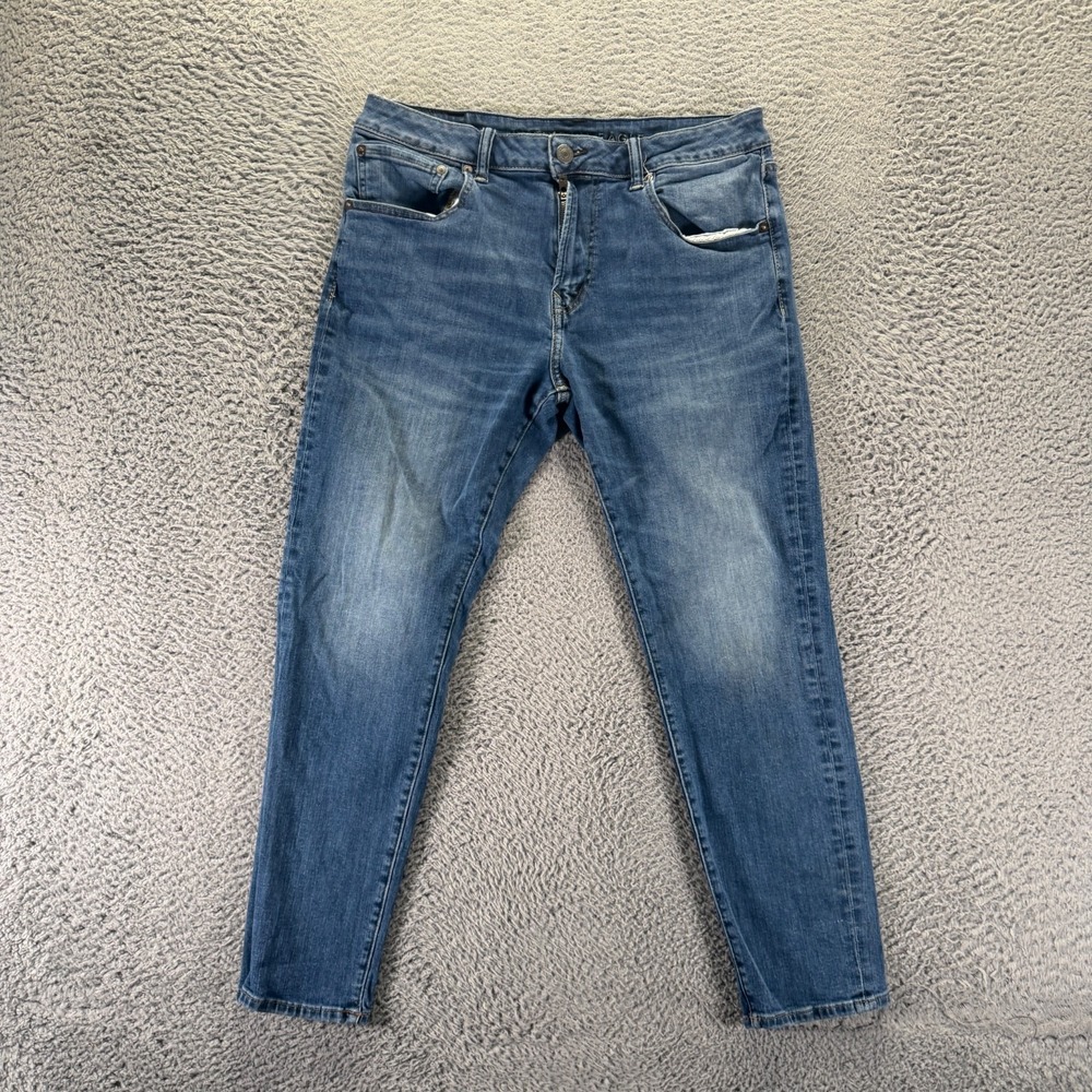 American Eagle Outfitters Next Level Flex Jeans Mens 34x27 Blue Denim Straight